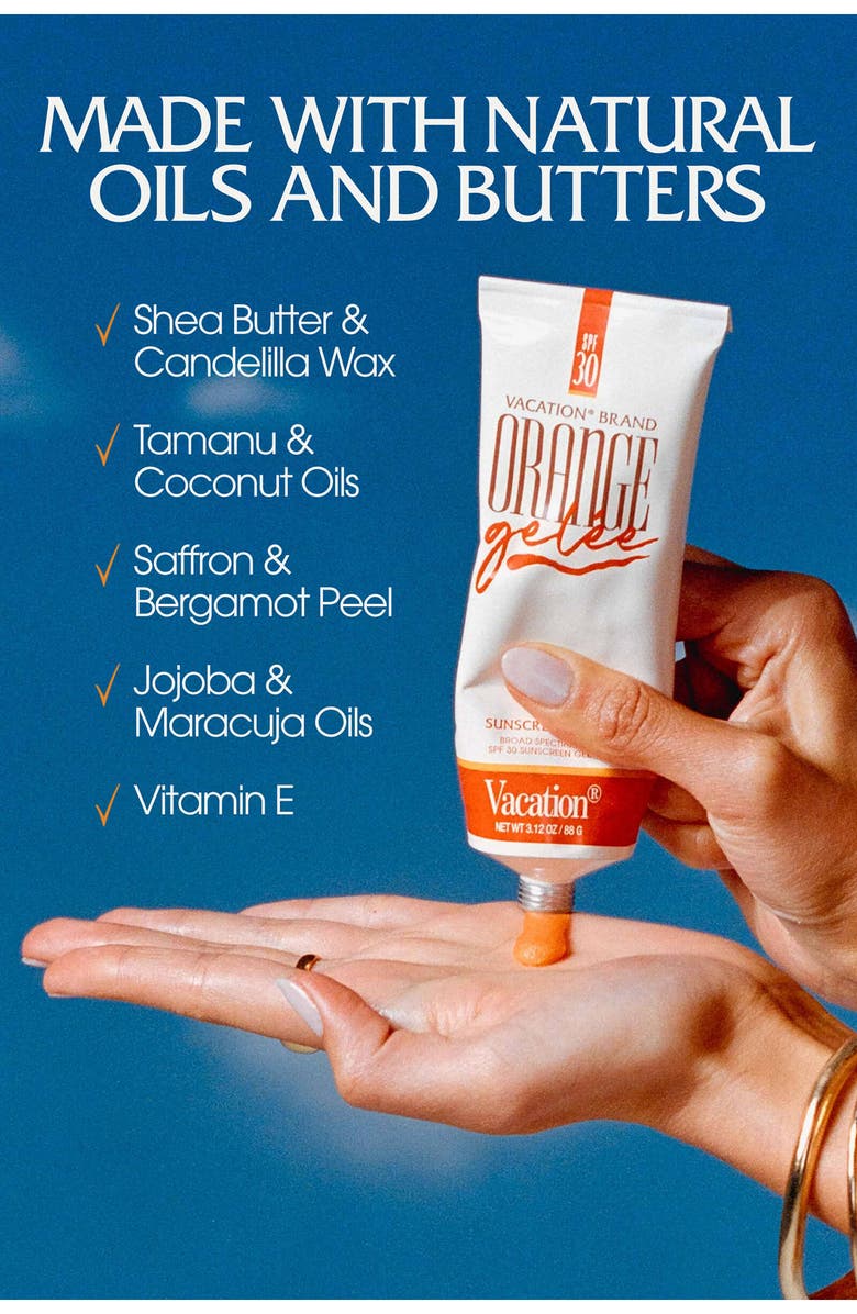 Vacation French Riviera Orange Gelée SPF 30 Sunscreen Gel Duo $46 Value, Alternate, color,