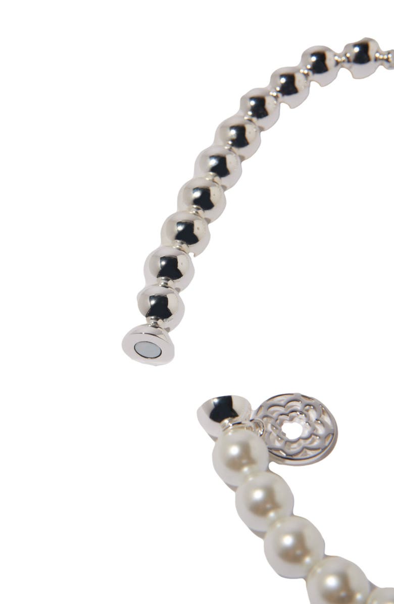 maje Mixed pearl choker necklace, Alternate, color, 