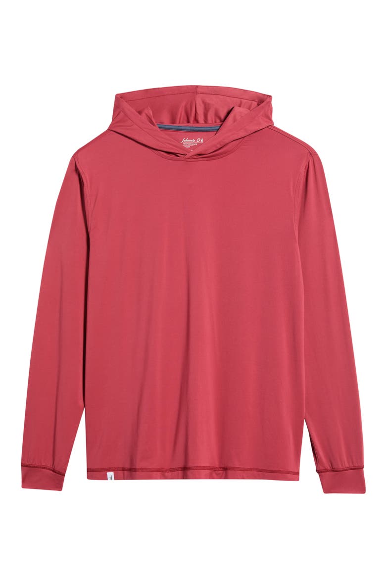 Talon PREP-FORMANCE Long Sleeve Hooded T-Shirt, Alternate, color, RACING RED