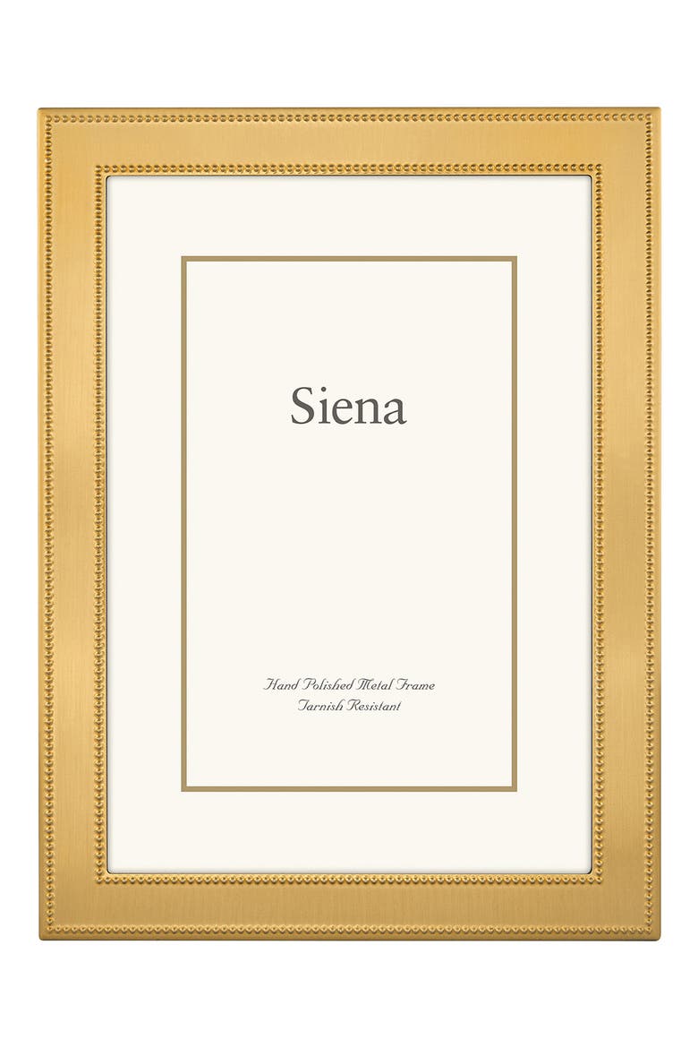 Double Bead 4 x 6-Inch Picture Frame, Main, color, GOLD