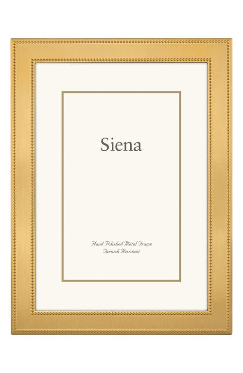 Siena Double Bead 4 X 6-inch Picture Frame In Gold