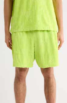 PURPLE BRAND Terry Towel Pull-On Shorts