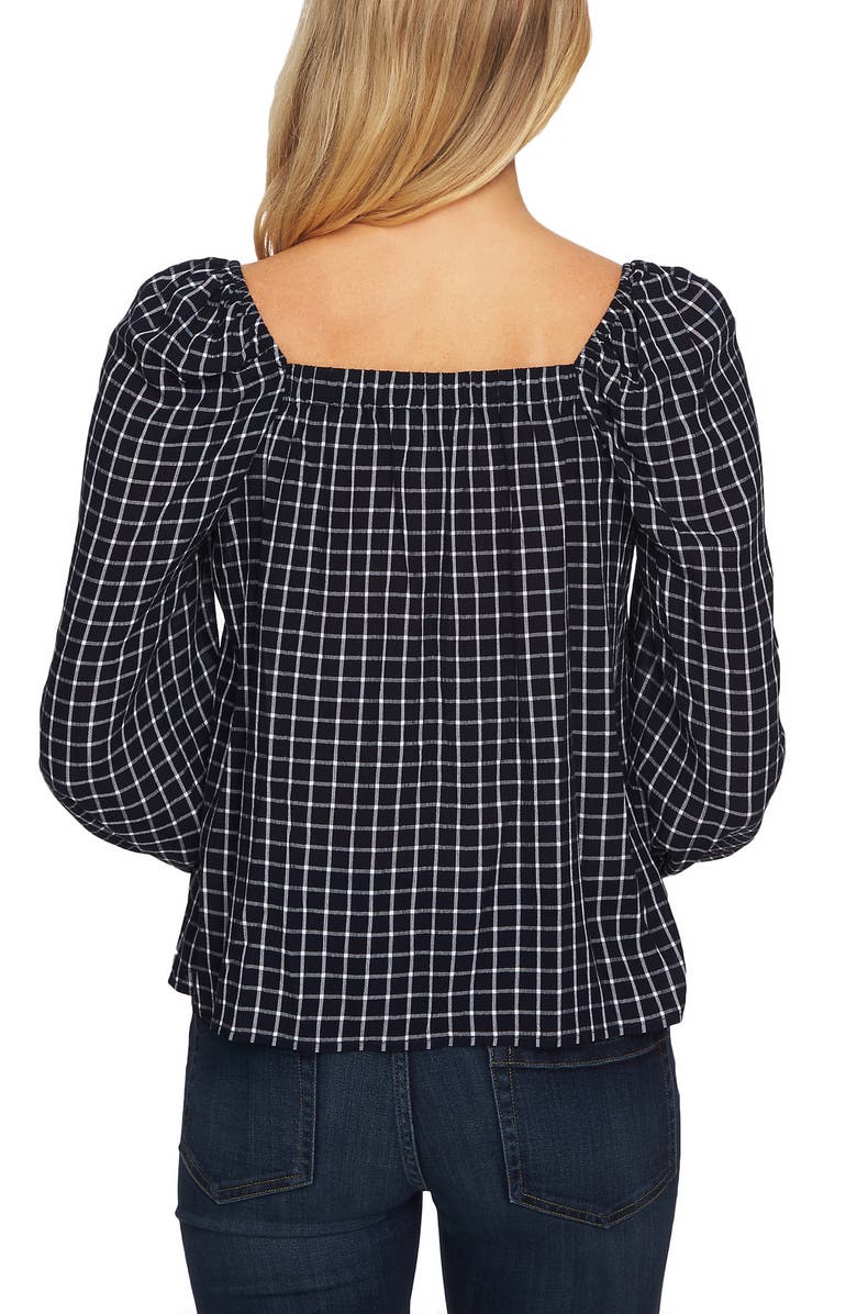 CeCe Sweetheart Neckline Blouse, Alternate, color,