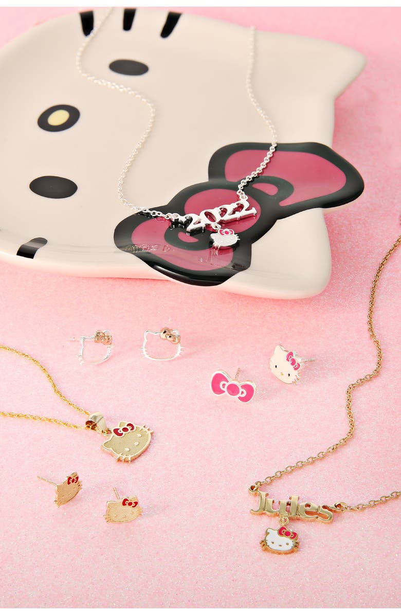 Hello Kitty Ceramic Trinket Tray and Ring Dish, Alternate, color, White