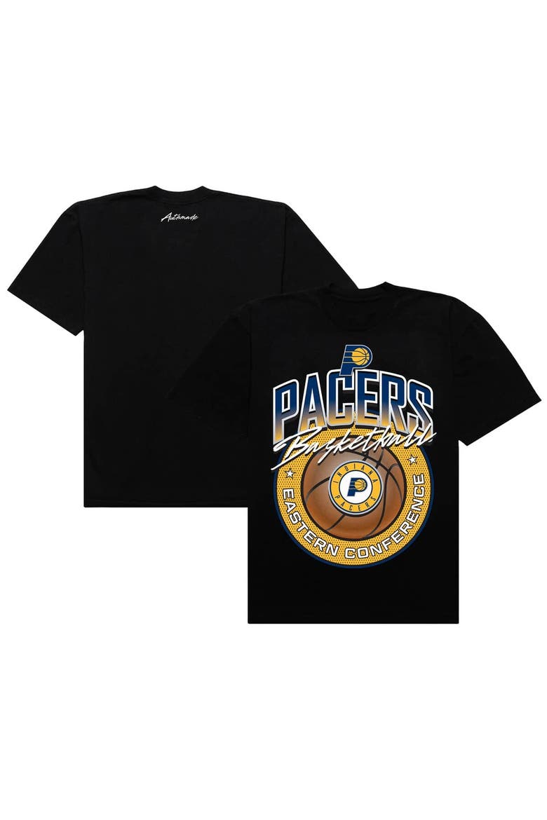 Men's Authmade Black Indiana Pacers Basketball Mesh Premium T-Shirt, Main, color, Black