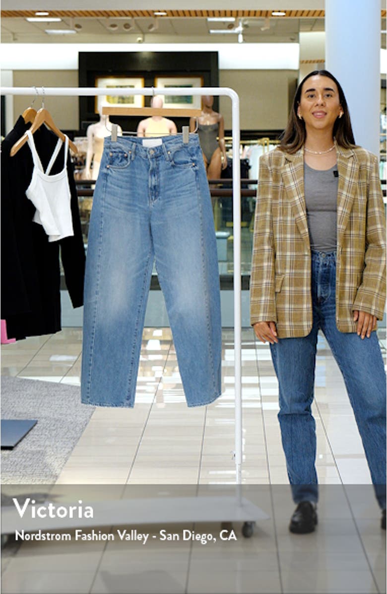The Half Pipe Flood High Waist Barrel Jeans, sales video thumbnail
