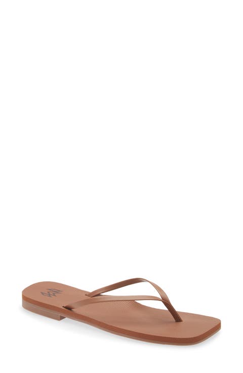 Lola Square Toe Flip-Flop