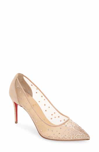 Christian Louboutin Mini Glitter Follies Strass Pump (Women Christian Louboutin Mini Glitter Follies Strass Pump (Women