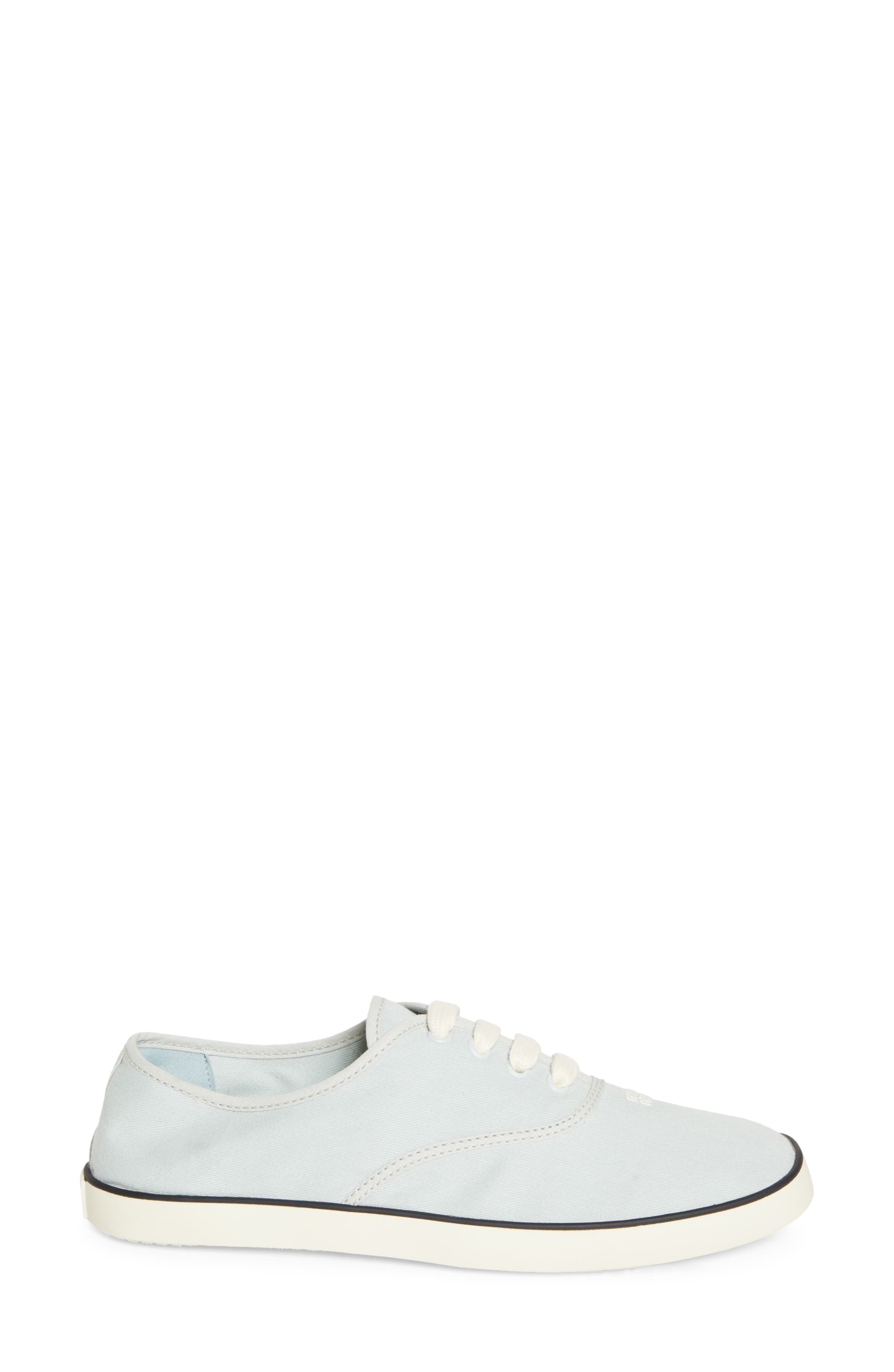 Miu Miu Low Top Canvas Sneaker, Alternate, color, Blue