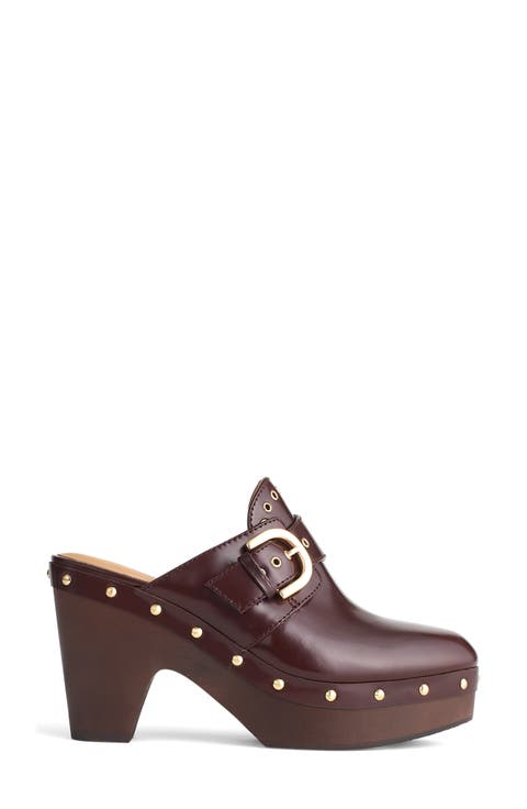 The Wes Buckle Strap Clog (Women)