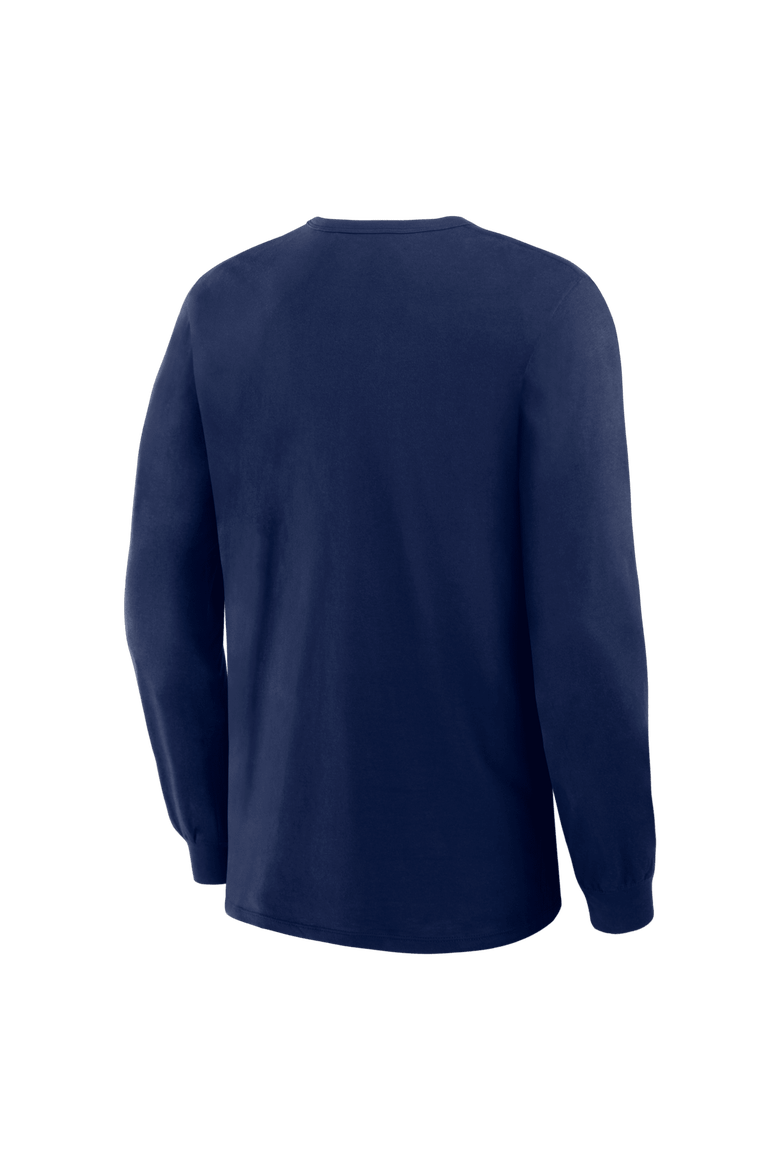 Men's Fanatics Navy Milwaukee Brewers Lock-Up Legacy Long Sleeve T-Shirt, Alternate, color, Navy