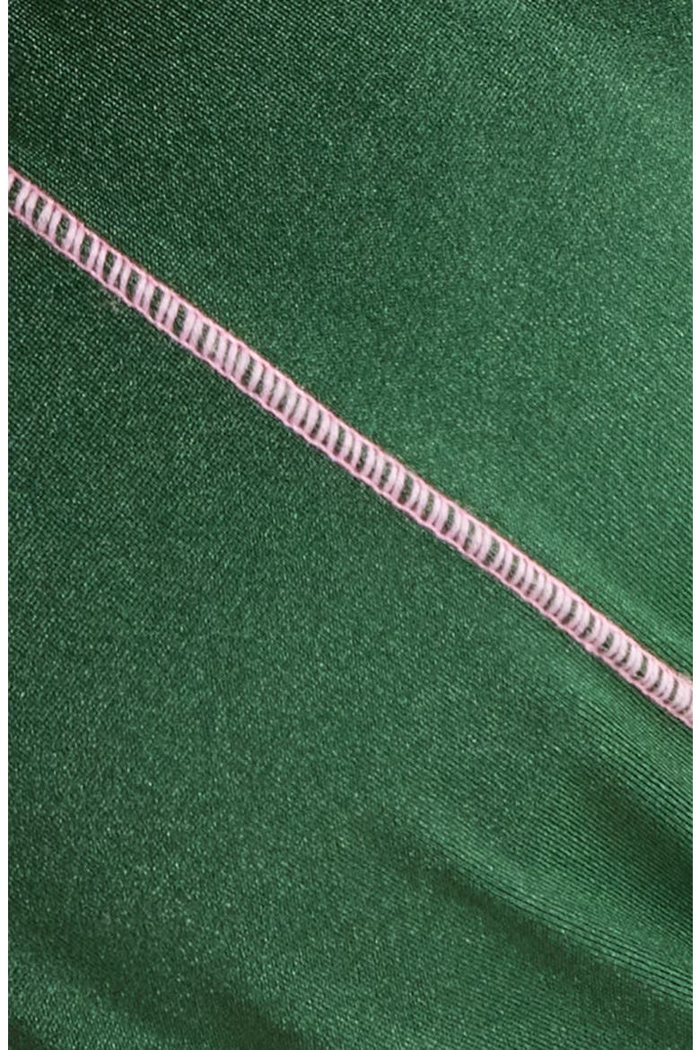 Stitch Splice Bandeau Bikini Top, Alternate, color, JADED JUNIPER