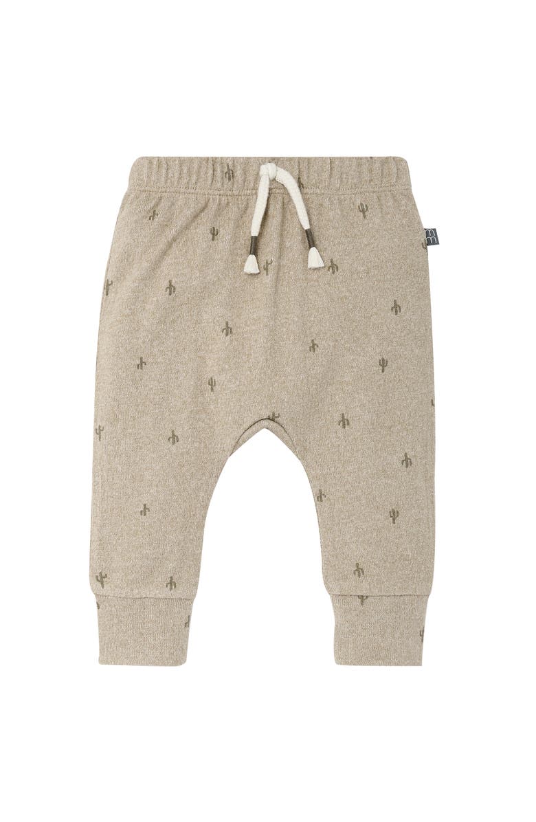 Modern Moments<sup
™</sup
by Gerber Brushed Hacci Top and Pant Set, Alternate, color, Olive Cactus