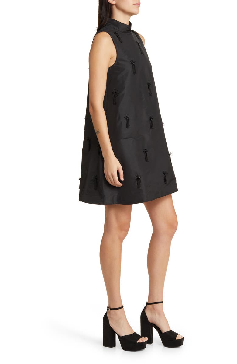 COS Beaded Halter Neck Shift Dress, Alternate, color,