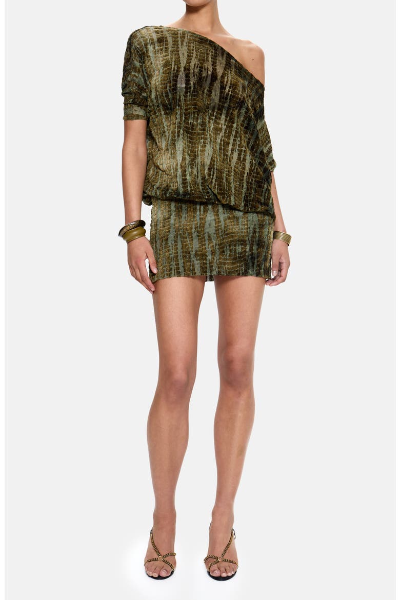 ophidian devore backless mini dress Ophidian Devore Backless Minidress (Women)