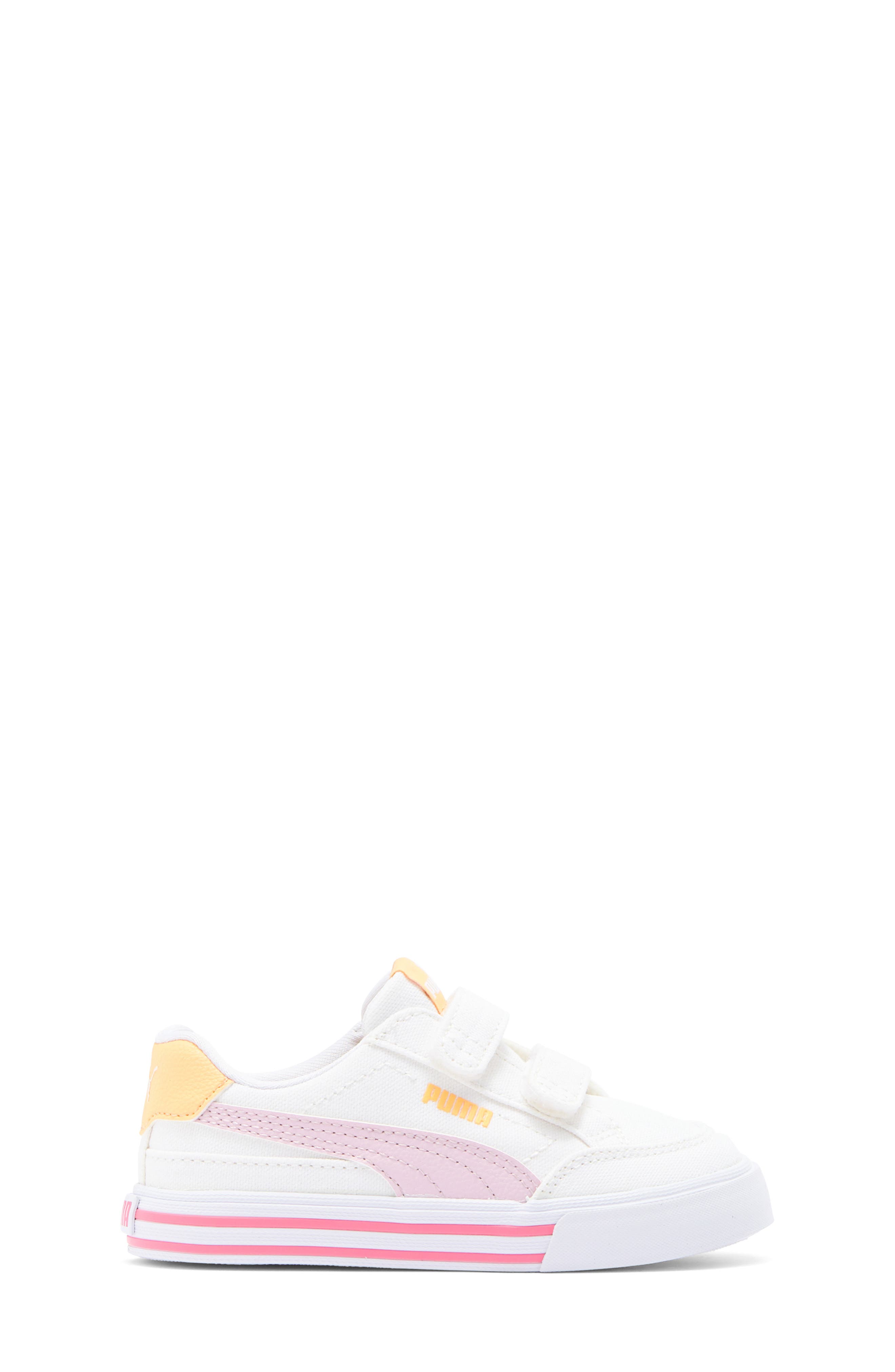 PUMA Kids' Court Classic Vulc Sneaker, Alternate, color, Puma White-Rose Mauve