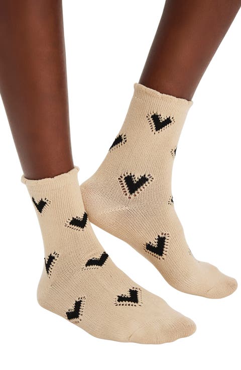 Cupid's Bow Crew Socks