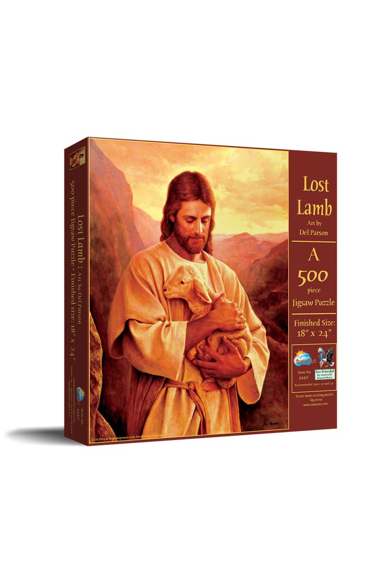 Lost Lamb 500 piece Jigsaw Puzzle for Adults, Main, color, Multicolor