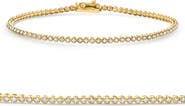 Bliss Diamond 14k Gold 1Ct TW Natural Diamond Tennis Line Bracelet 7"