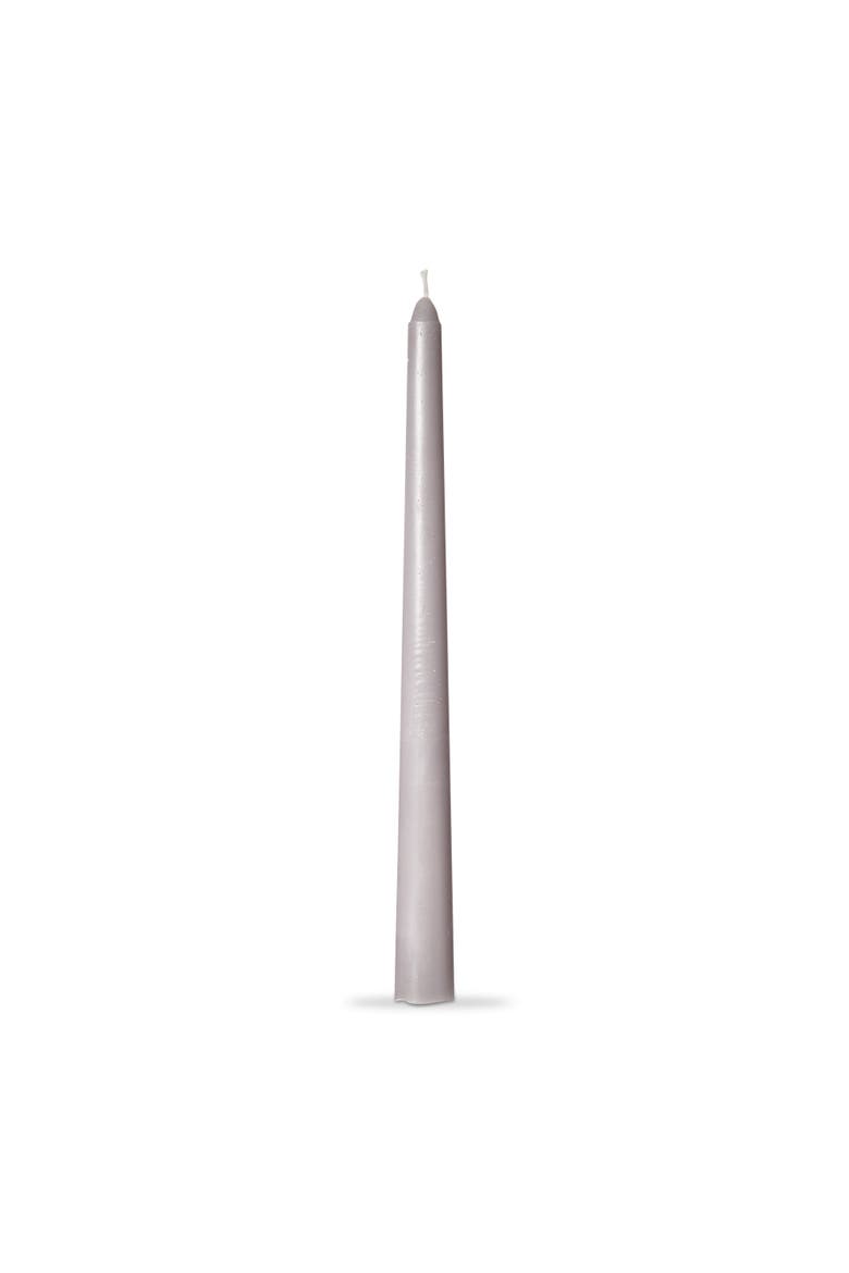 Color Studio Traditional Taper Unscented Candle Set of 4, Alternate, color, Gray