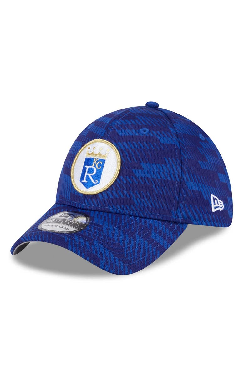 New Era Men's New Era Royal Kansas City Royals 2025 MLB Clubhouse 39THIRTY Flex Hat, Alternate, color,