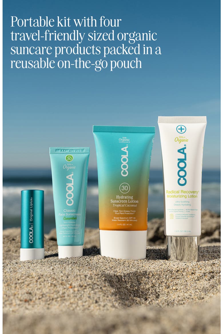 Travel Essentials Set $75 Value, Alternate, color, CLEAR