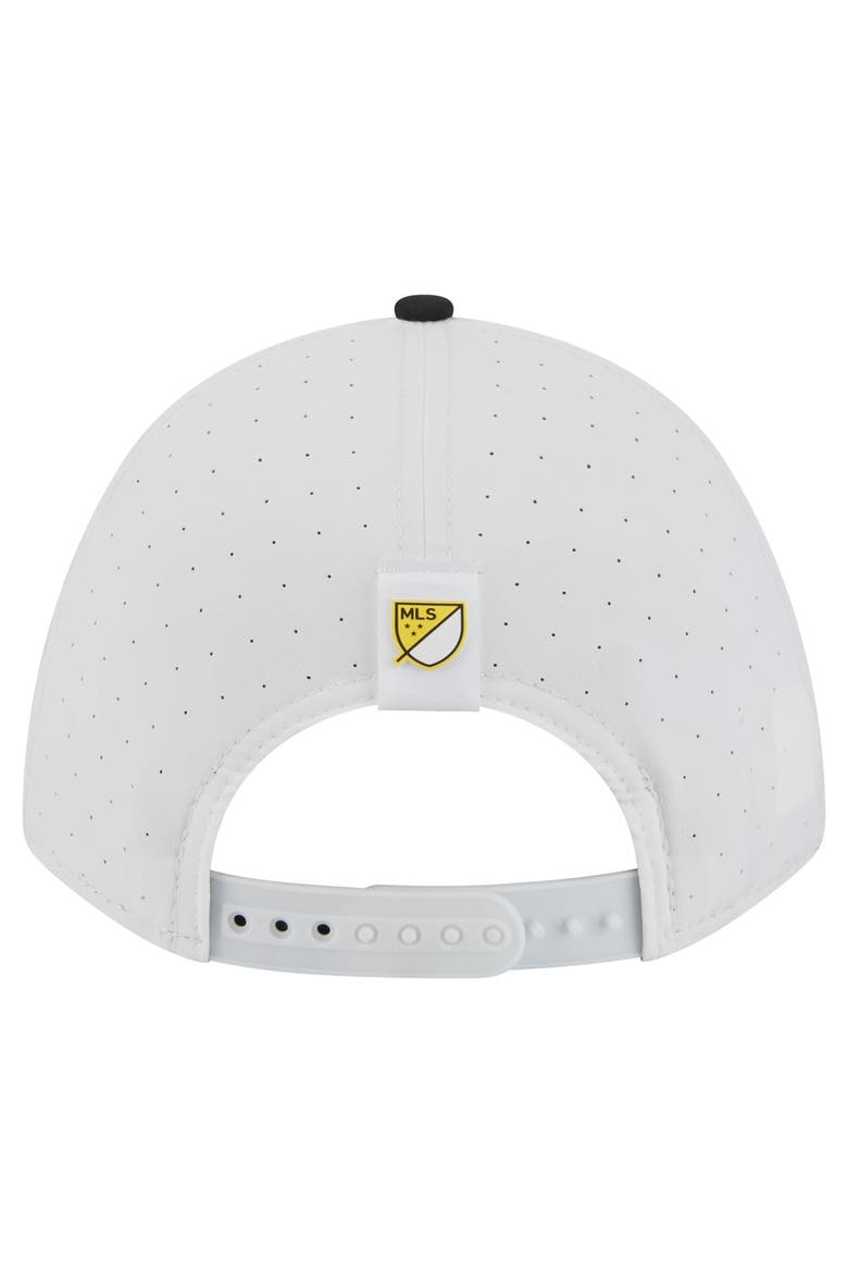 Men's New Era  White Columbus Crew 2026 MLS Kick Off 9FORTY M-Crown A-Frame Adjustable Hat, Alternate, color, White