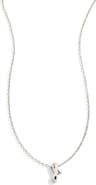 Mint & Lily Tiny Script Initial Necklace