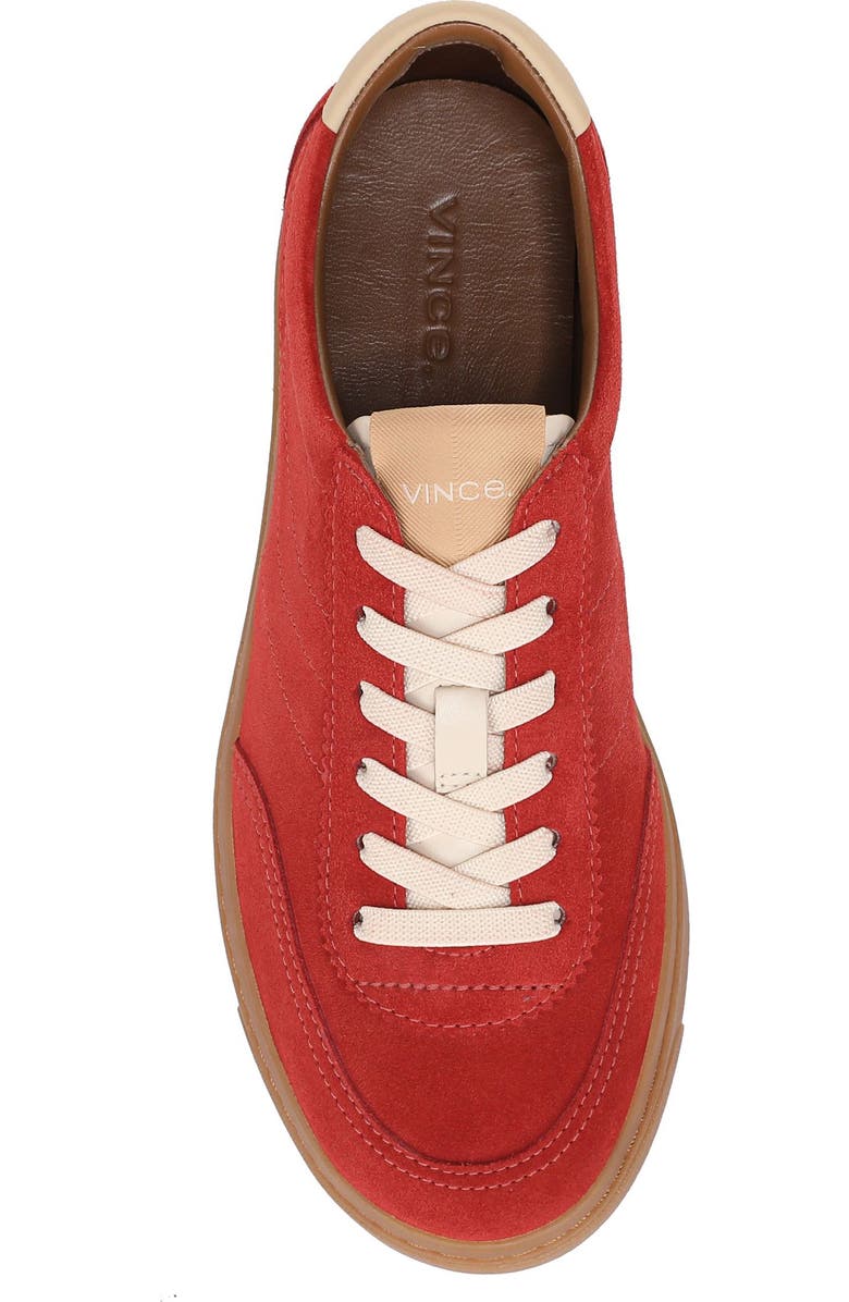 Vince Palm Sneaker, Alternate, color, Poppy Red