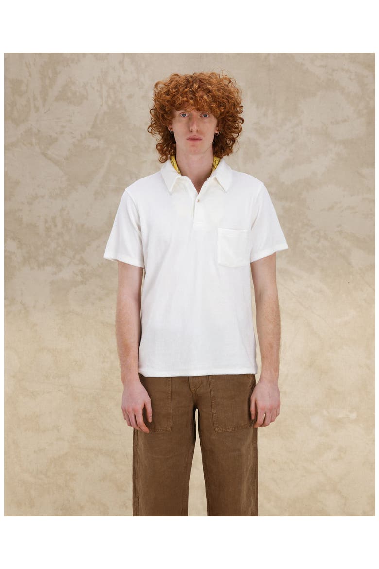 Missourim Terry Cloth Short Sleeve Polo, Alternate, color, MLK