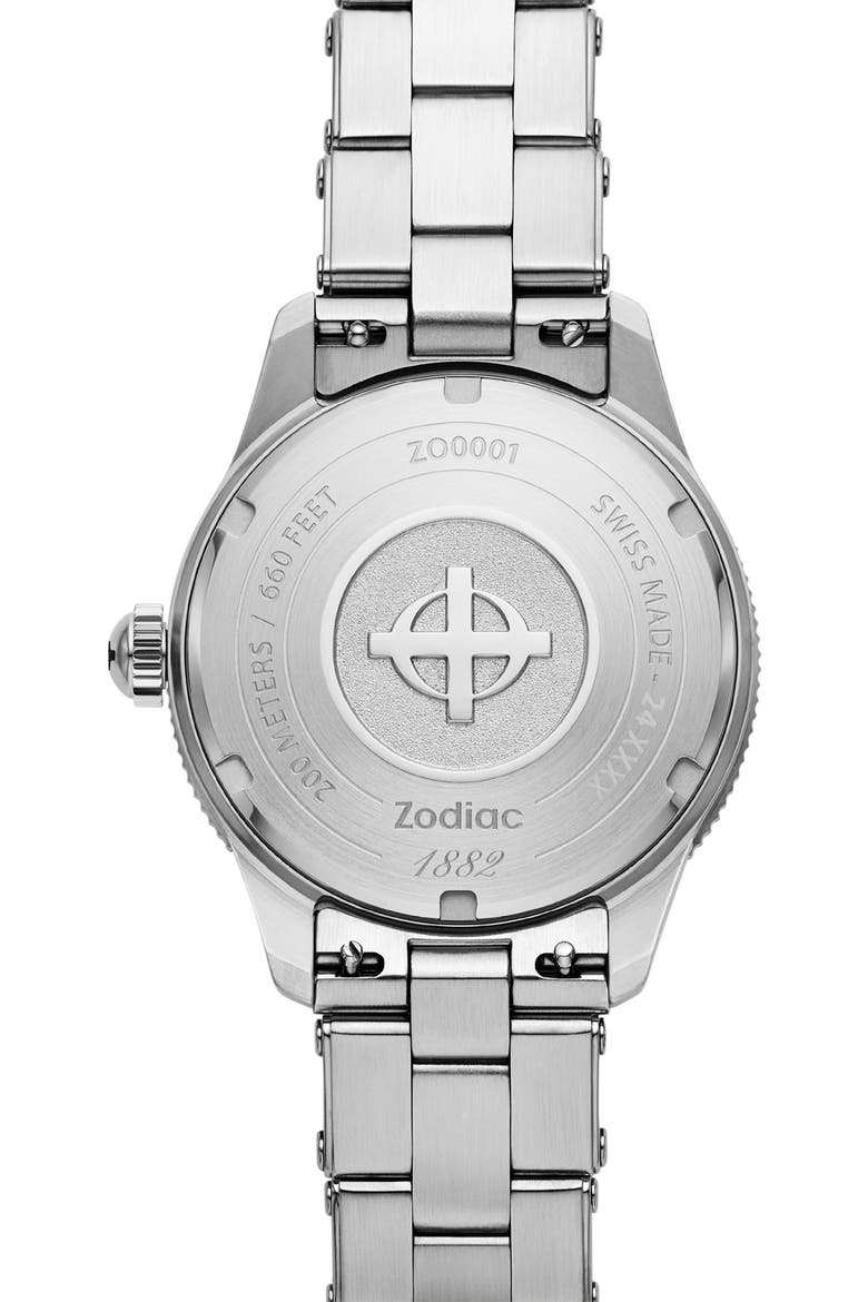Ref. 691 Manual Wind Stainless Steel Bracelet Watch, 36mm, Alternate, color, SILVER