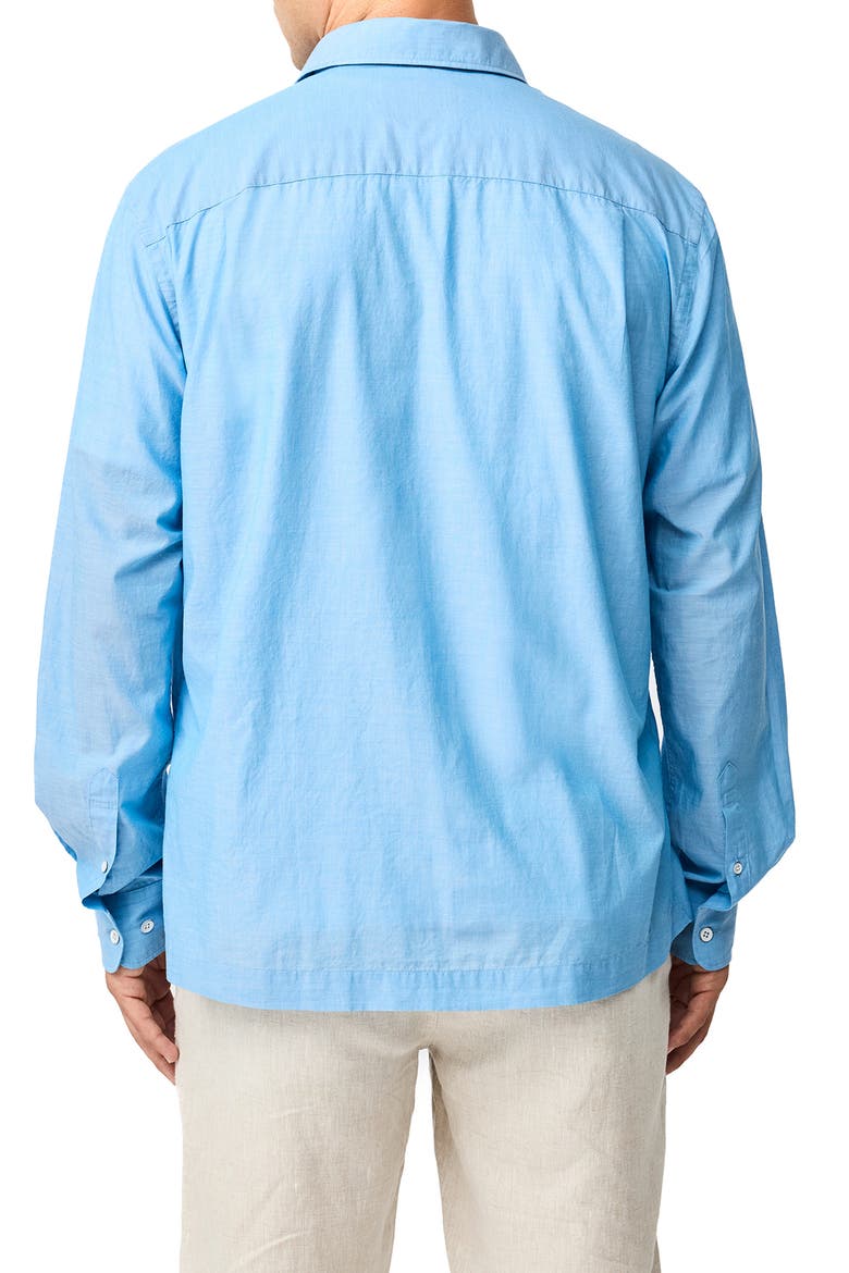 Parsons Hill Cotton Button-Up Shirt, Alternate, color, SKY