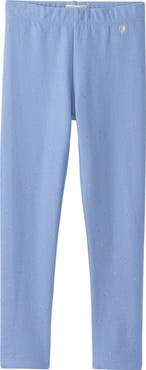 Hatley Kids' Cozy Glitter Stretch Cotton Leggings