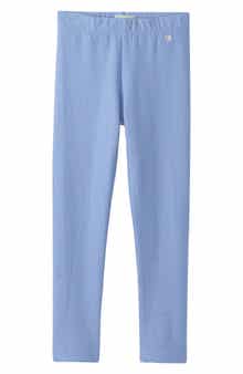 Kids' Cozy Glitter Stretch Cotton Leggings
