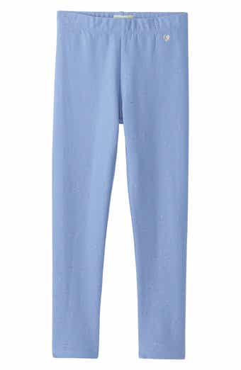 Kids' Cozy Glitter Stretch Cotton Leggings