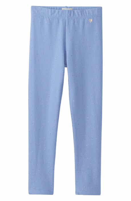 Kids' Cozy Glitter Stretch Cotton Leggings