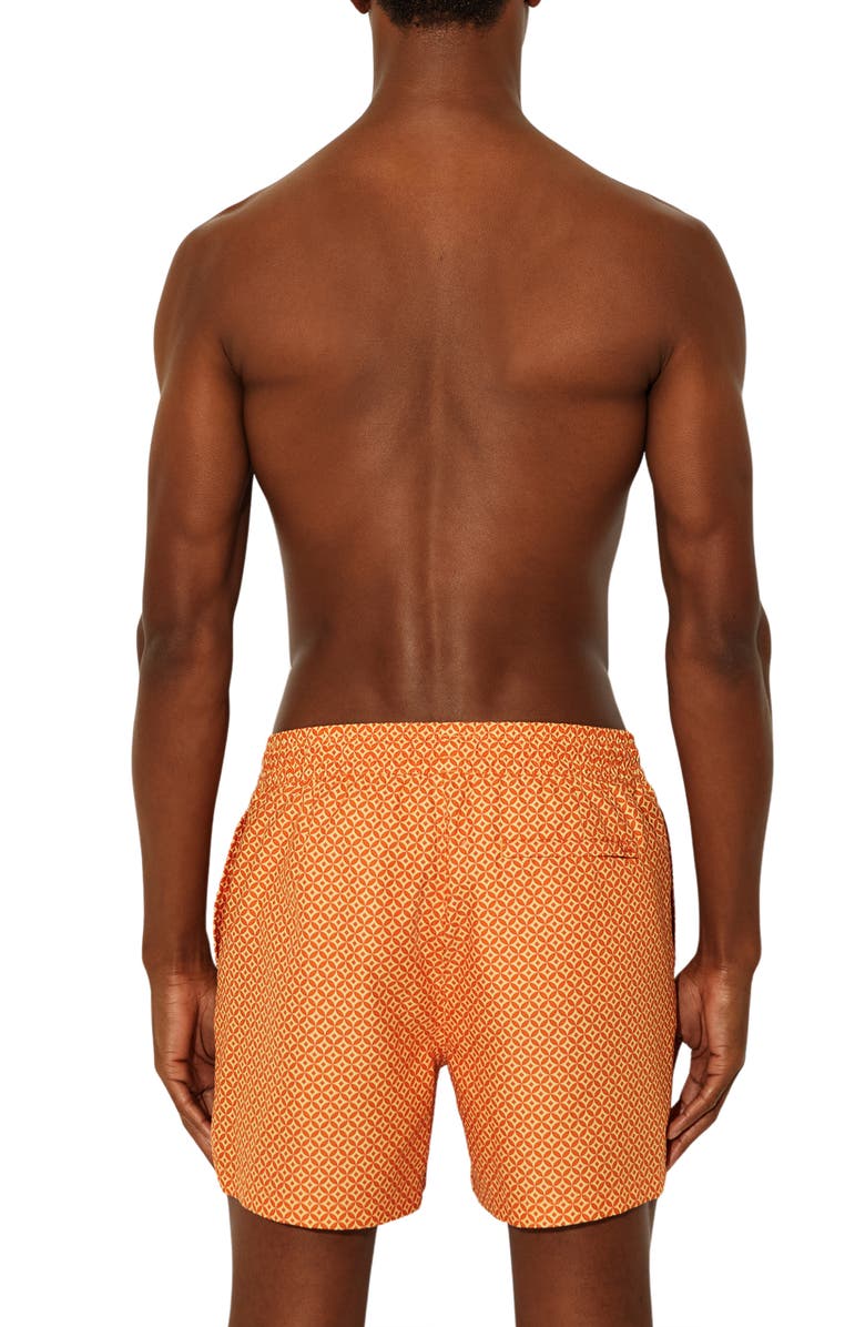 Reiss Oreint Swim Trunks, Alternate, color, Tangerine Orang