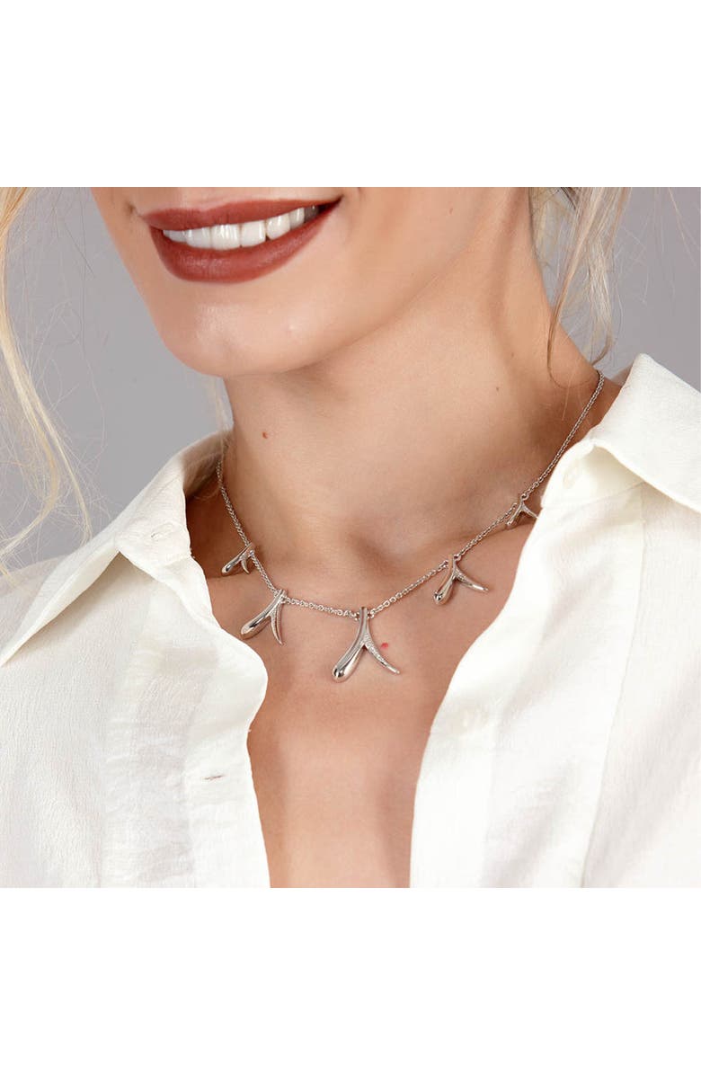 Lucy Quartermaine Sycamore Station Necklace, Alternate, color, Sterling Silver