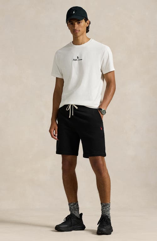 Polo Ralph Lauren Fleece Athletic Shorts In Black