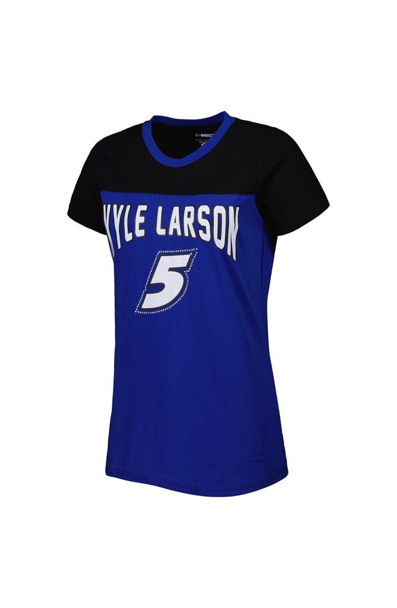 G-III 4HER BY CARL BANKS Women's G-III 4Her by Carl Banks Royal Kyle Larson Box Score T-Shirt, Alternate, color, 