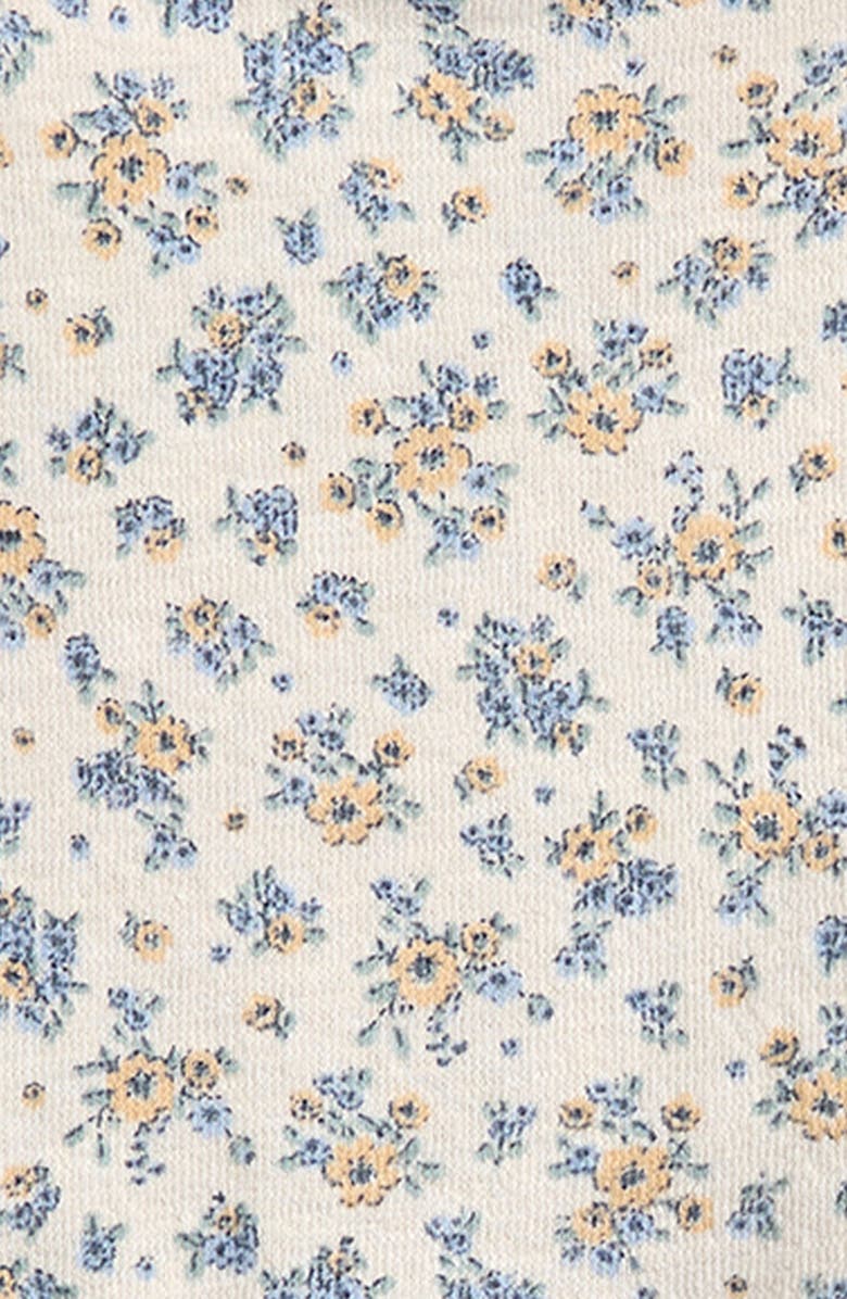 Little Planet Floral Cotton Blend Top & Shorts Set, Alternate, color, Yellow Blue Floral