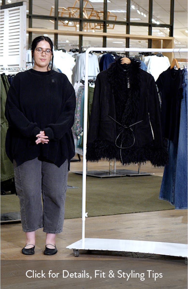 Oui Oui Coat with Faux Fur Trim, sales video thumbnail