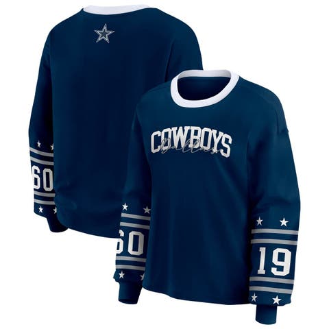 Women's WEAR by Erin Andrews  Navy Dallas Cowboys Sport Long-Sleeve T-Shirt