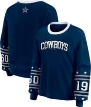 WEAR by Erin Andrews Women's WEAR by Erin Andrews Navy Dallas Cowboys Sport Long-Sleeve T-Shirt