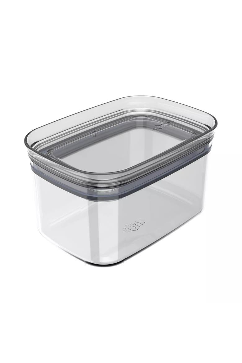 Clear Airtight Stackable Food Storage Container with Leak Proof Lid, Main, color, Clear