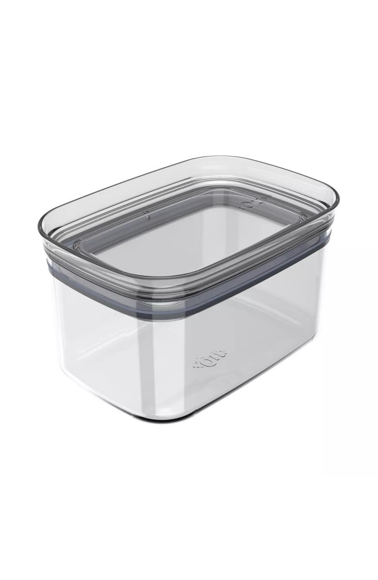 OU Clear Airtight Stackable Food Storage Container with Leak Proof Lid, Main, color,