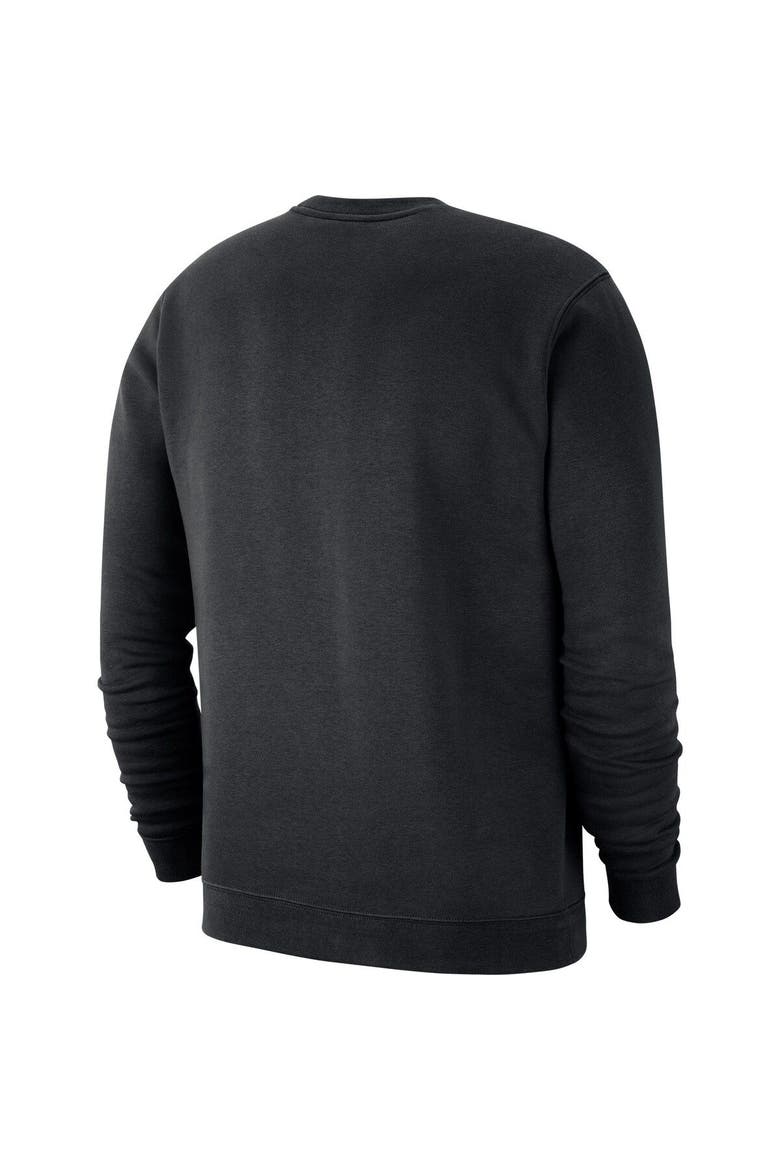 Men's Nike Black Georgia Bulldogs Club Fleece Sweatshirt, Alternate, color, Black
