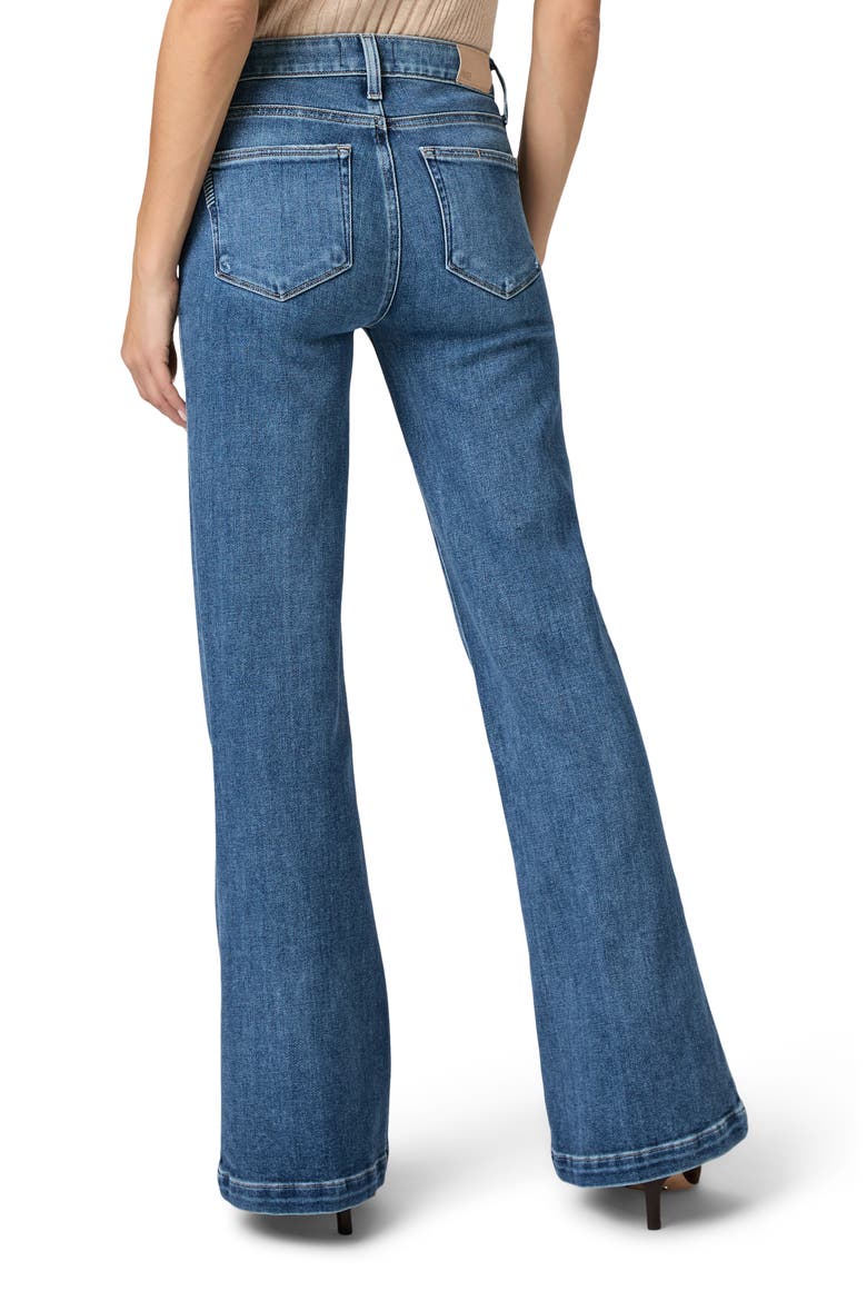 Genevieve High Waist Bootcut Jeans, Alternate, color, BOOKSHELF