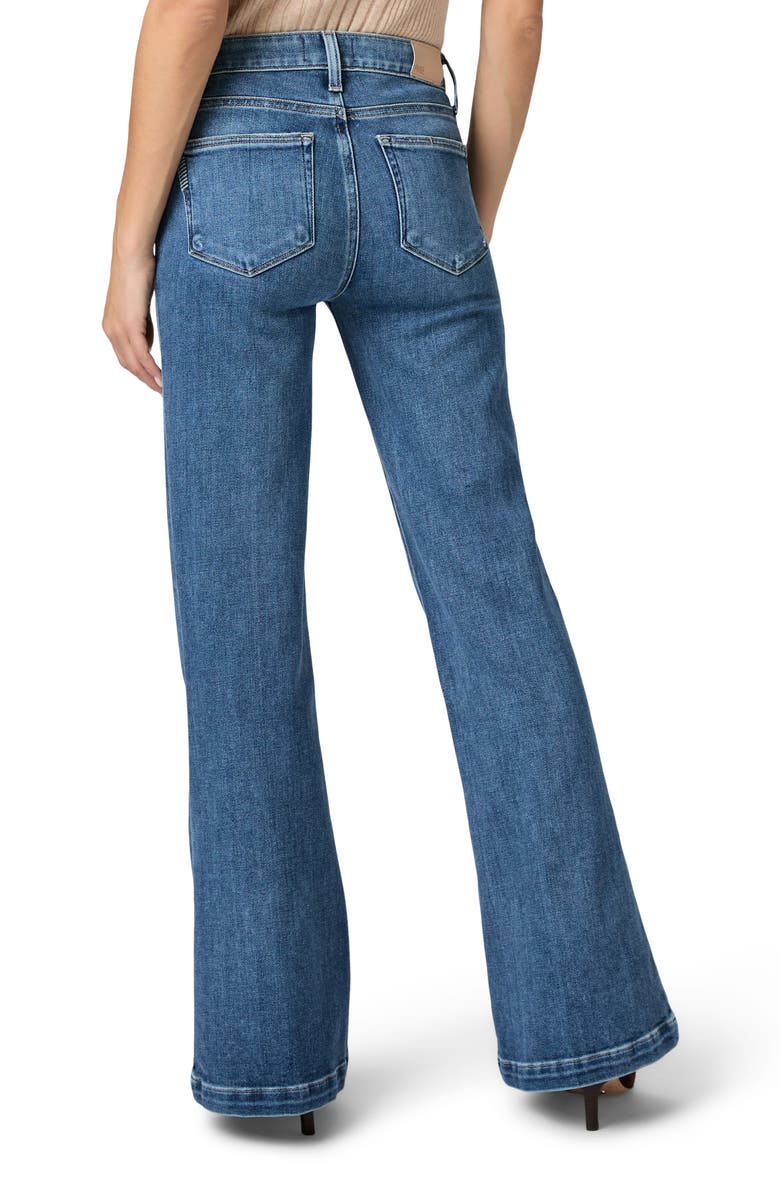 PAIGE Genevieve High Waist Bootcut Jeans, Alternate, color, Bookshelf