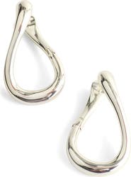 Madewell Front/Back Twisted Large Hoop Earrings